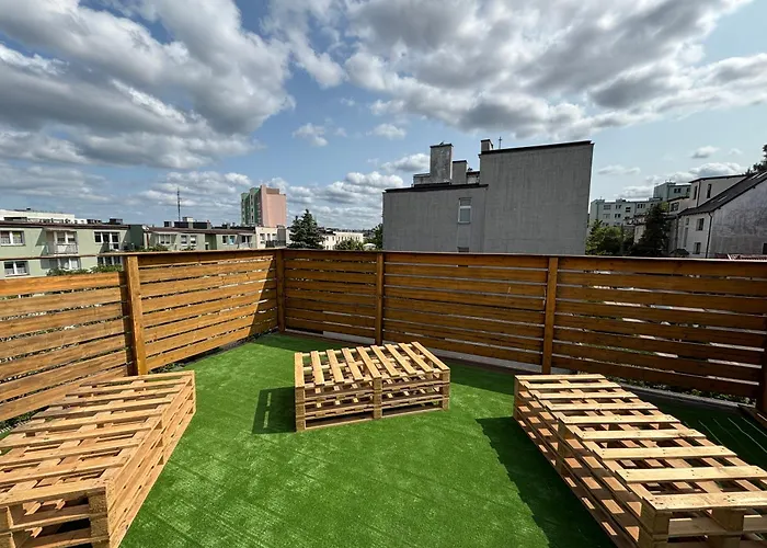 Pomorska 49b Dla 2-8 Os Z Tarasem Apartment